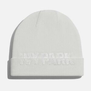 Ivy Park NWT Icy white hypster streetwear unisex winter Beanie